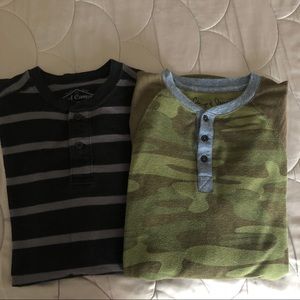 Long Sleeve Henley Shirts